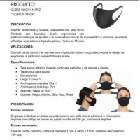 Protección Personal - MASCARILLA NEGRA - Cocinas MORALMEX