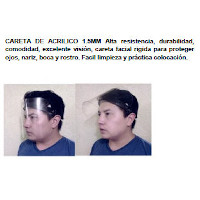 Protección Personal - CARETA DE ACRILICO - Cocinas MORALMEX
